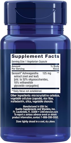 Miniatura 6 de Life Extension Melatonina IRXR y Ashwagandha optimizada sueño, alivio del estrés, enfoque, memoria - 60 cápsulas