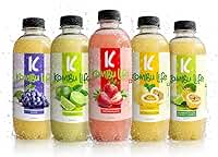 Pack 6 Kombuchas artesanais de 300ml, feitas com apenas 4 ingredientes 100% naturais! Sabores irresistíveis que vão surpreender seu paladar. Não perca!