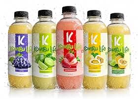 Pack 6 Kombuchas artesanais de 300ml, feitas com apenas 4 ingredientes 100% naturais! Sabores irresistíveis que vão surpreender seu paladar. Não perca!