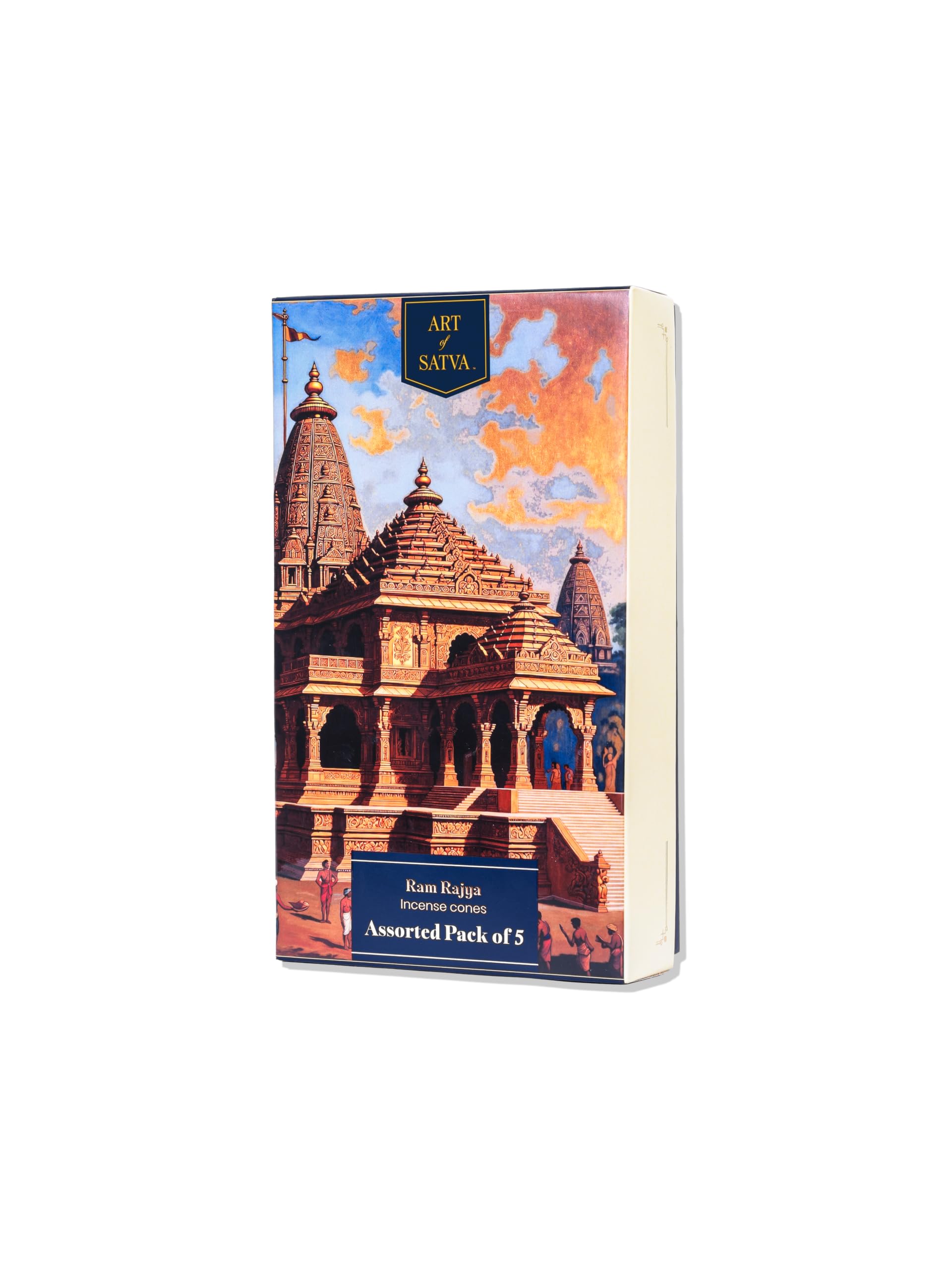 Luxury Assorted Incense Cones | Pack of 5 Fragrances | Natural Chemical-Free Smokeless Dhoop for Pooja, Meditation & Aarti | Free Dhoop Holder & Gangajal | Eco-Friendly | Pack of 90-image-36