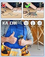 Vista 4 de Katerk - 6 unidades de 1/4 de pulgada con vástago hexagonal de aleación de aluminio para destornillador, ligero, cambio rápido, barra de extensión