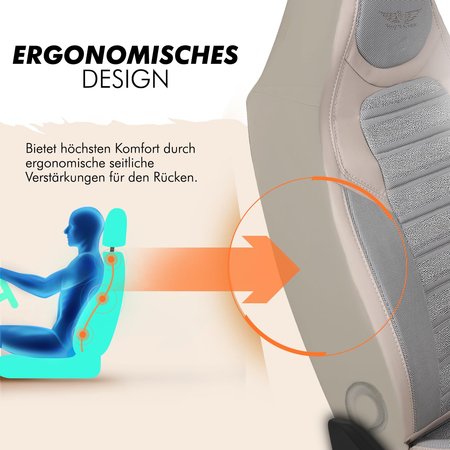 Sitzbezüge passend für Westfalia Wohnmobil Caravan in Beige UZY2131