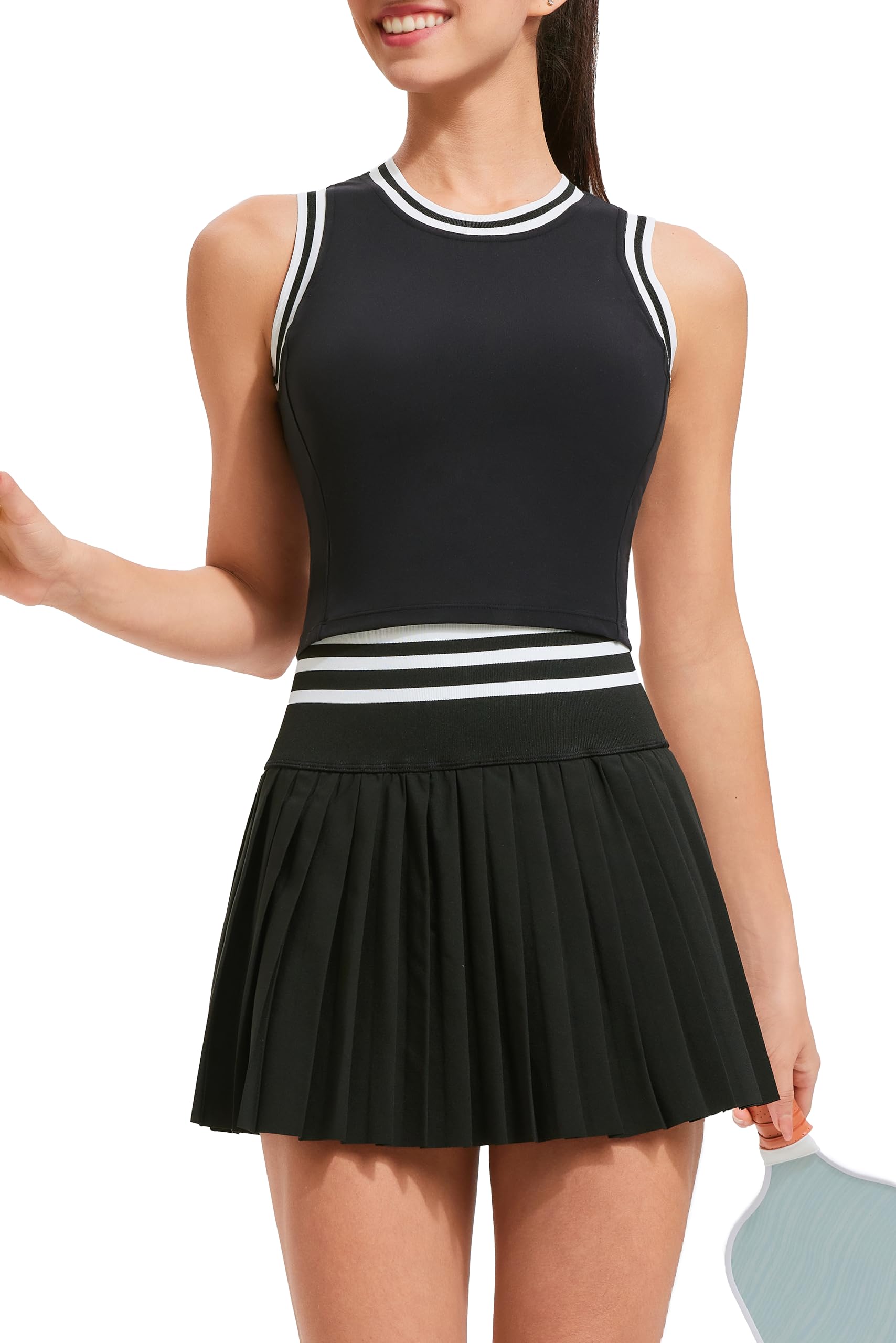 Two Piece Tennis Skirt Set