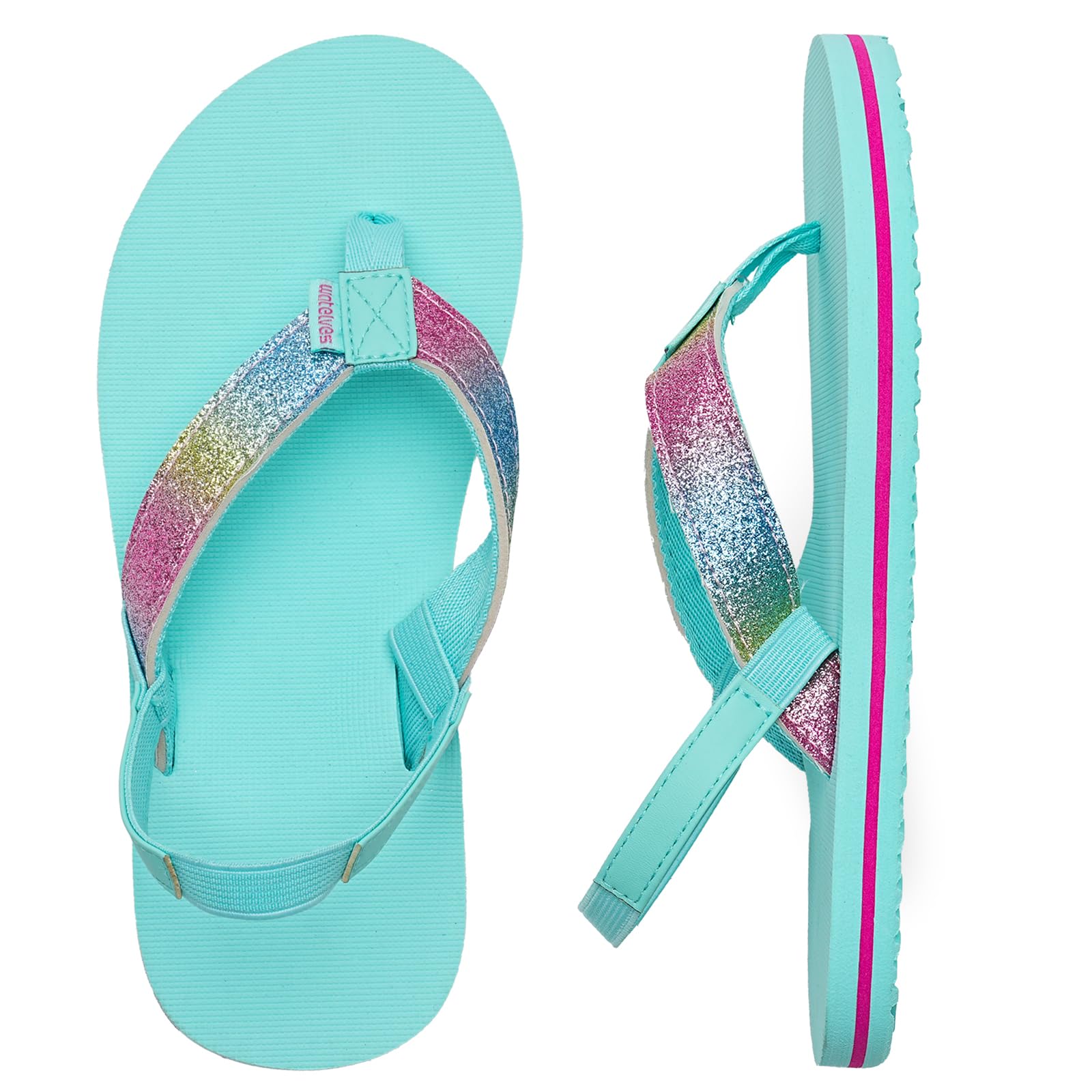 WateLves Flip Flops Kinder Badelatschen Kinder Sommer Zehentrenner Strand Sandalen MäDchen Jungen Unisex