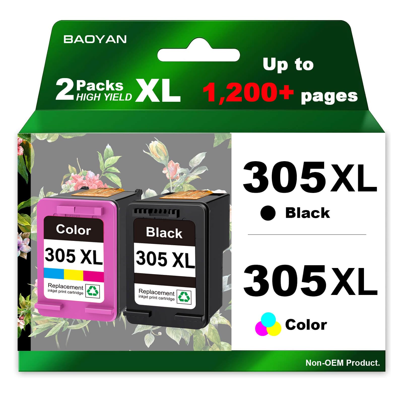 305XL 305 XL Cartucce Sostituzione per Cartucce HP 305 Nero e Colore per HP DeskJet 2700 2710 2720 DeskJet Plus 4110 4120 Envy 6010 6020 6032 Envy Pro 6400 6420