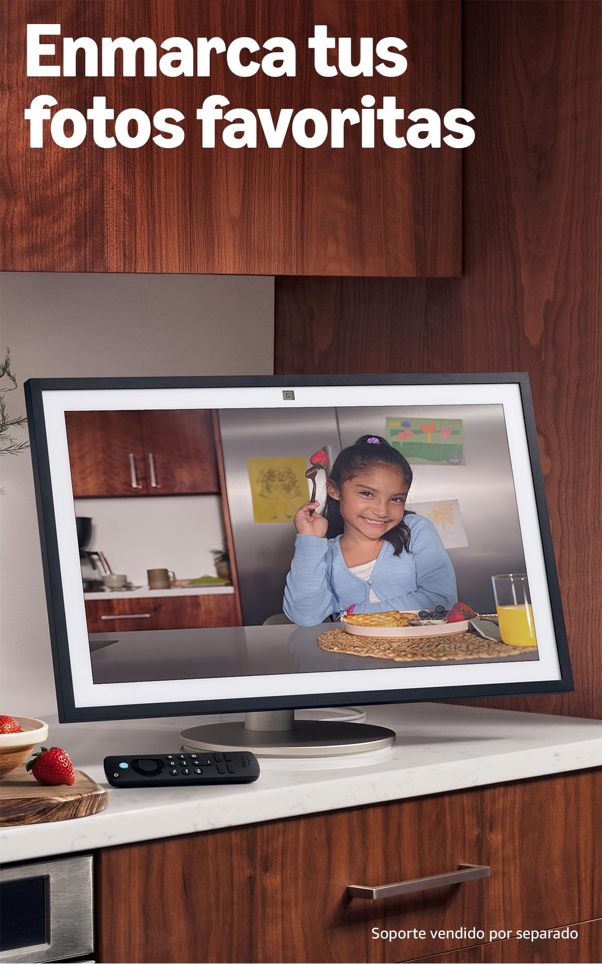 Amazon Echo Show 21 (última generación) | Espectacular pantalla inteligente HD de 21" con Fire TV integrado, sonido rico y potente, reproducción en streaming HD inmersivo y Alexa — view 6