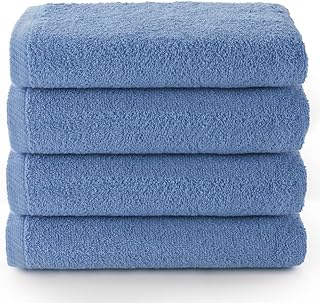 Top Towel – Toallas Cara/Bidé (4 Piezas): Toallas Baño Suaves y Absorbentes – Algodón 100%, 400 g/m², Sin Pelusa