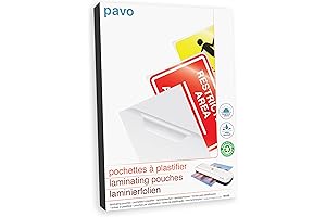 PAVO Premium A5 250 Micron Office Laminating Pouches - Matt