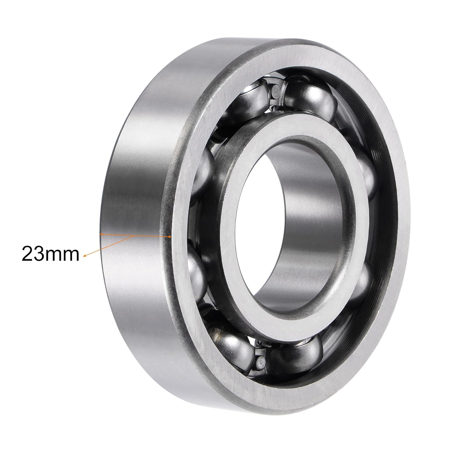 uxcell 6308 Deep Groove Ball Bearings 40mm Bore 90mm OD 23mm Thick C3 Clearance Open Type Chrome Steel