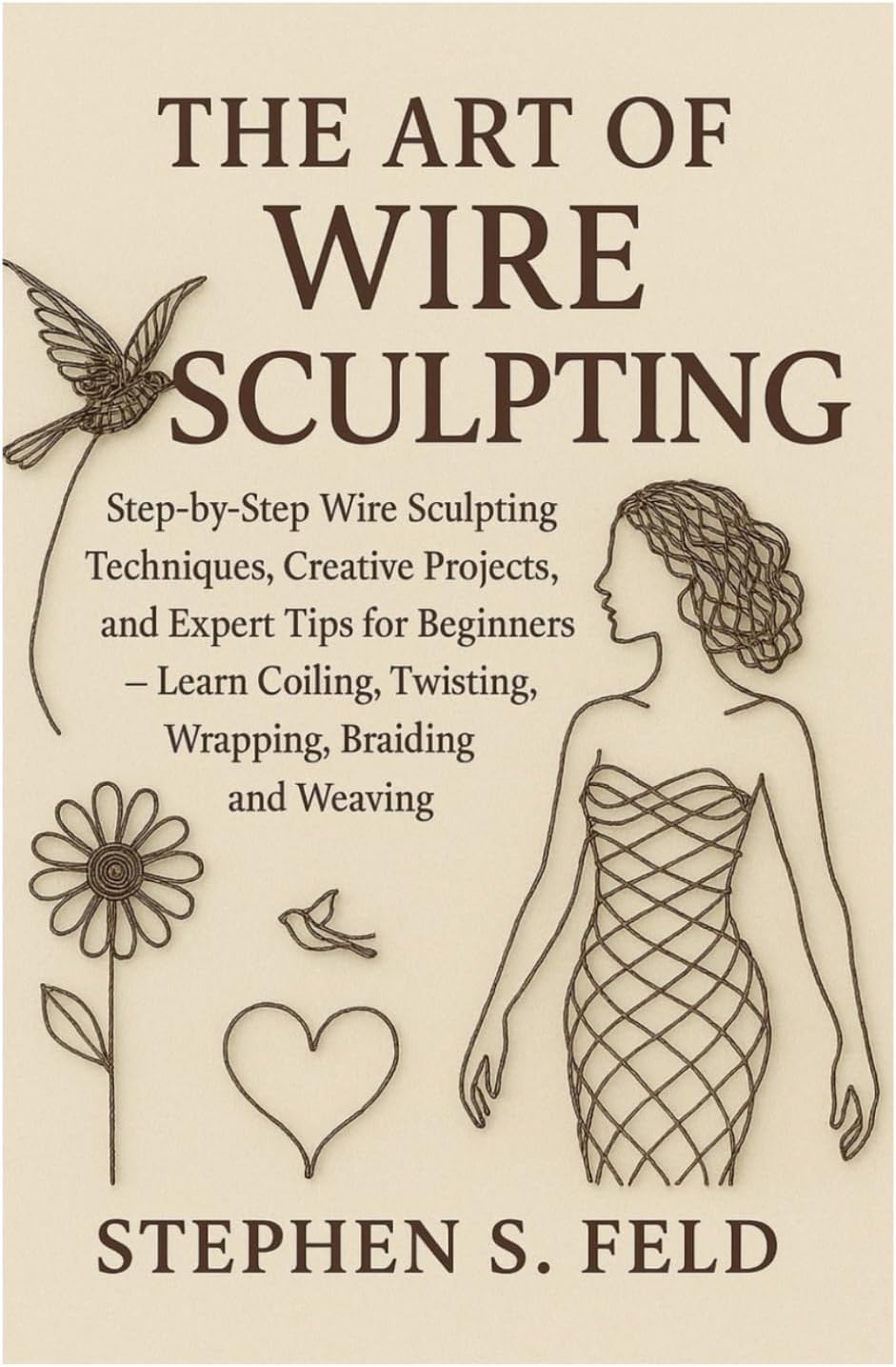 The Art of Wire Sculpting: Step-by-Step Wire Sculpting Techniques, Creative Projects and Expert Tips for Beginners – Learn Coiling, Twisting, Wrapping, Braiding and Weaving