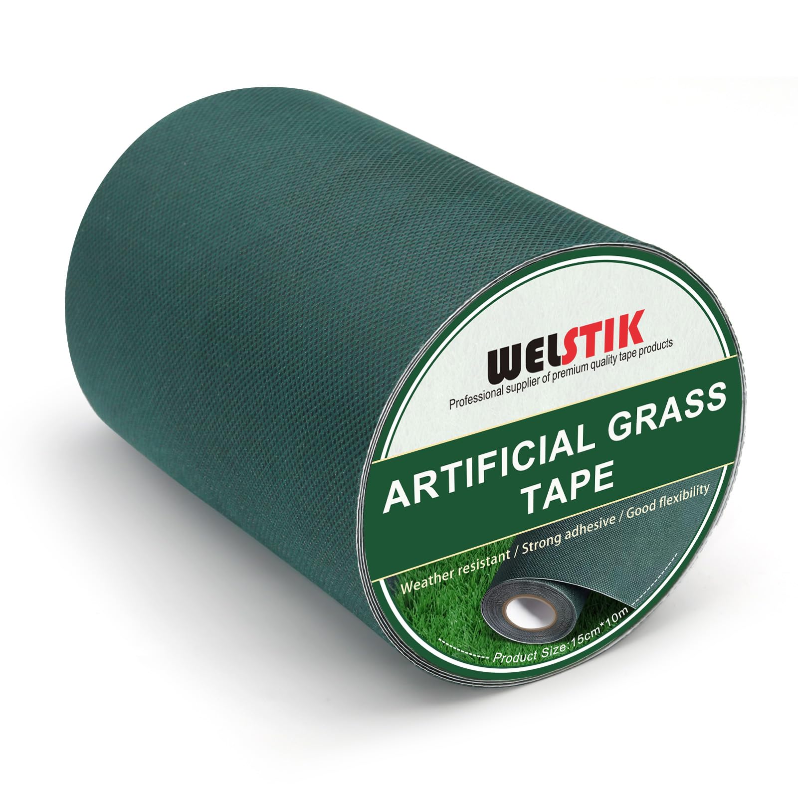 WELSTIK Artificial Grass Tape For Jointing Fixing Green Lawn Mat Rug(Green, 15CM X 10M)