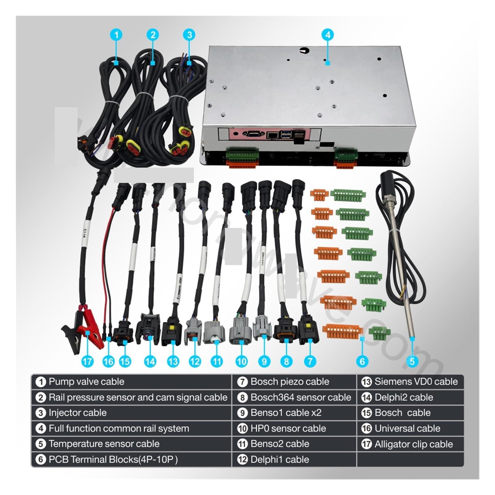 CRS980 IQA QR Common Rail Injektor Pumpe Steuerung Software Tester EUI EUP HEU CAT320D 336E X15 HPI QSK60 Prüfmaschine(Windows 6 injectors)