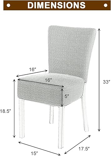Miniatura 3 de LUCKYERMORE Juego de 2 sillas de comedor de cuero modernas con tapizado totalmente montado, resistente, resistente de mediados de siglo, cuero de