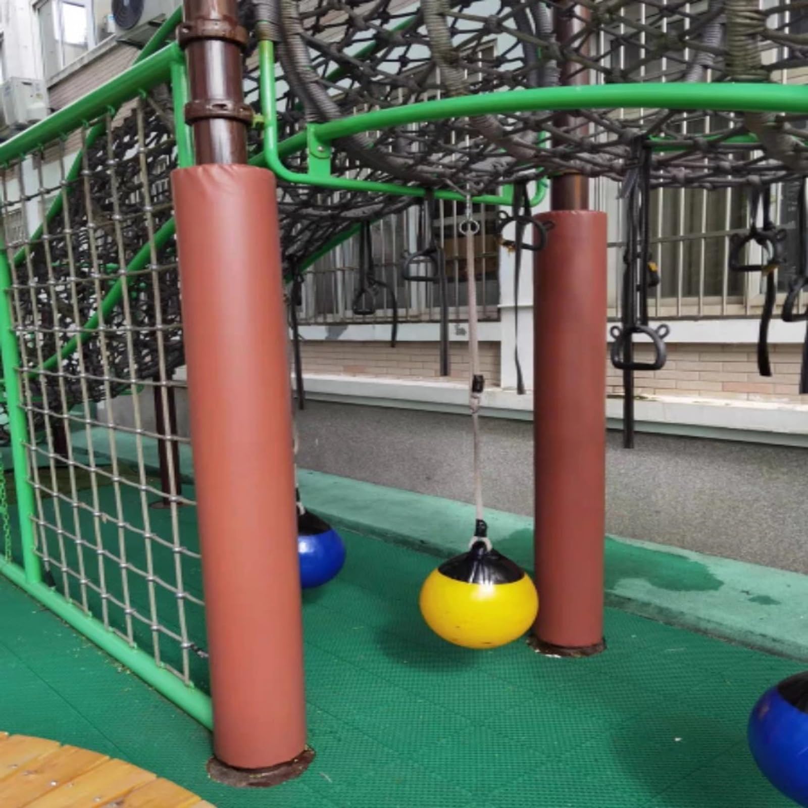 Acolchado para bastón de baloncesto al aire libre, resistente a la intemperie, resistente a los impactos para seguridad en el parque infantil