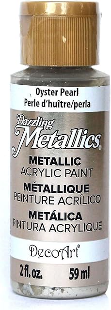 DecoArt Americana Acrylic Metallic Paint, Oyster Pearl