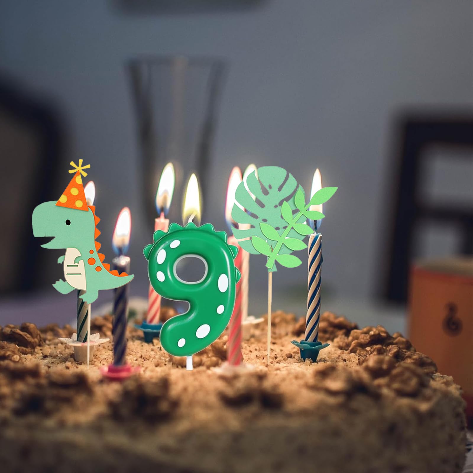 Compleanno Dinosauri Dino - Decorazione Per Torta 4 Anni, Motivo: Dinosauro  Con Candela Di Compleanno 4, Decorazione Per Torta Ragazzo 4° Compleanno,  Decorazione Per Torta Con Dinosauro 4 Anni Candela Verde, image size:1600x1600