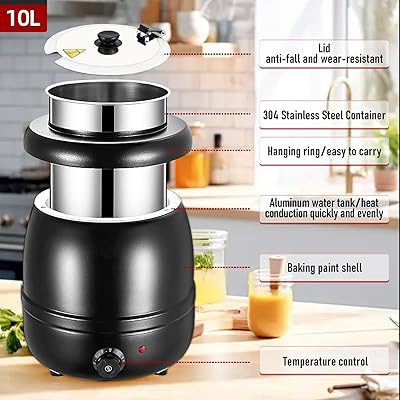 13L Restaurant Electric Buffet Food Warmer Commercial Food Warmers Soup - View #3