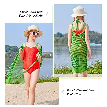 Amazon.com: uideazone Swimsuits for Girls Size 7 Size 6 2