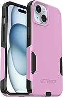 Vista 19 de OtterBox Funda para iPhone 16e, 15, 14 y 13 Commuter Series, color negro, delgada y resistente, apta para bolsillo, con protección de puerto
