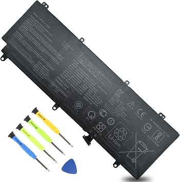 C41N1805 Laptop Battery Compatible with Asus ROG Zephyrus S GX531 GX531GM GX531GS GX531GX GX531GXR GX531GM-ES005R GX531GS-AH76 GX531GX-ES018T Series Notebook 0B200-03020000 4ICP4/72/75
