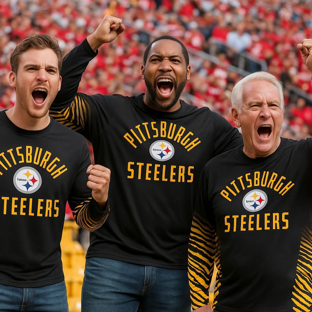 Zubaz NFL Men's Sublimated Graphics Long Sleeve Team T-Shirt, Official Fan Apparel (Small - 5XL) - Image 2