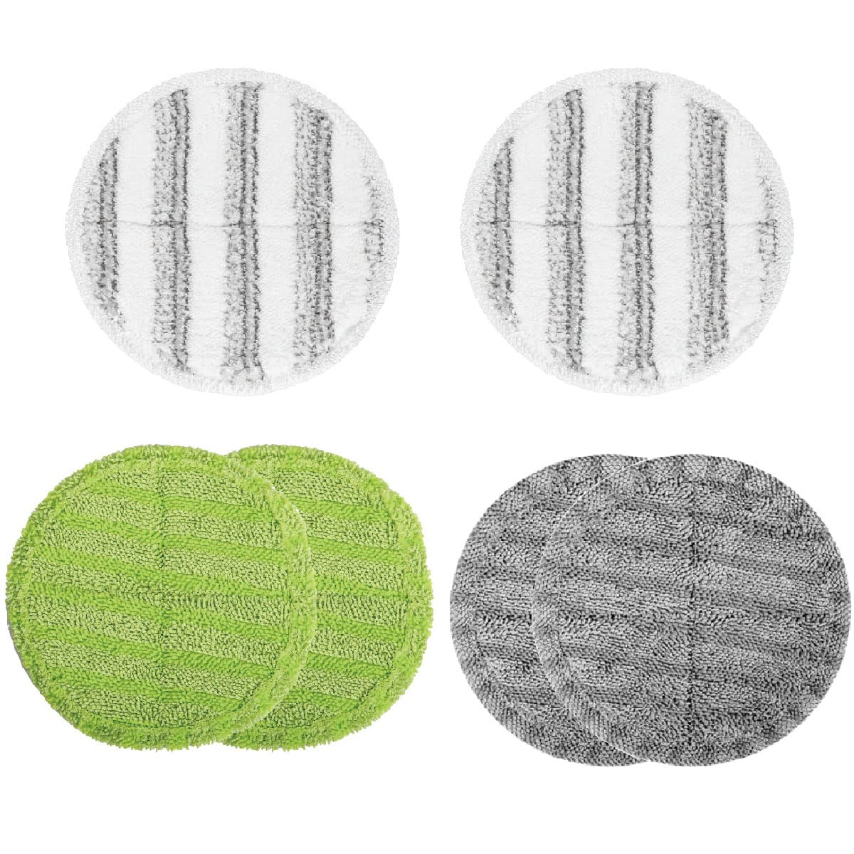 GOBOTReplacement Electric Mop Pads, Microfiber Washable & Reusable Mop Heads, Diameter of 6.3 inches Cleaning Mop Pads for G17 G22 G22S G26 G29 G50 G52