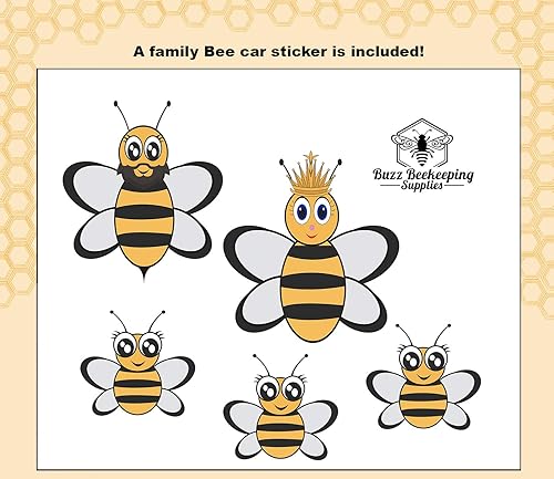 Miniatura 4 de Kit de marcado Queen – 5 rotuladores POSCA (verde, azul, amarillo, blanco y rojo) con jaula de marcado Queen con una sola mano y calcomanías de