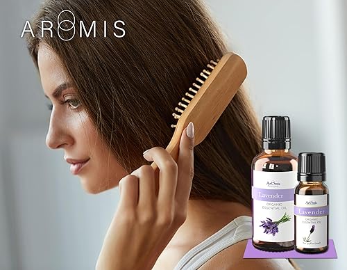 Miniatura 6 de ArOmis - Aceite esencial de lavanda orgánica, grado terapéutico, 1 onza líquida, 100% puro, premium, sin diluir, aceites perfectos para difusor de