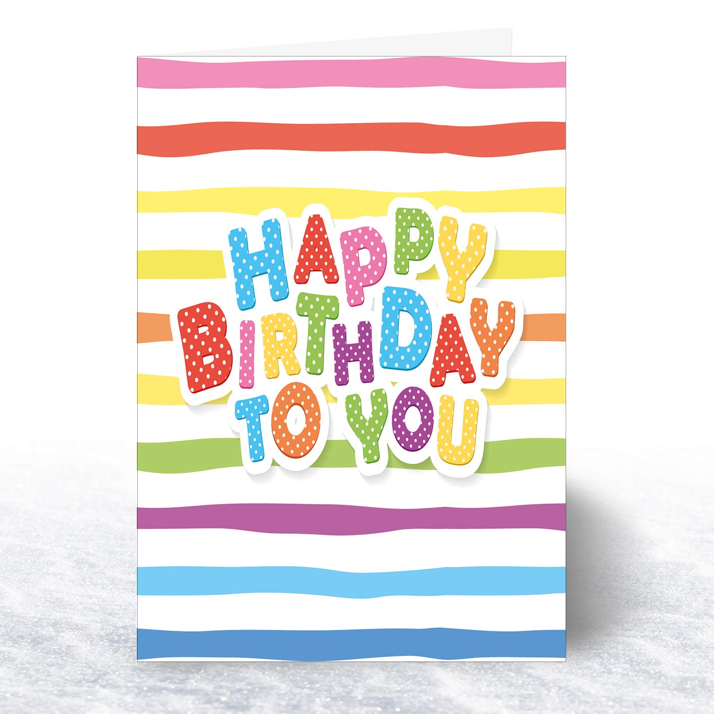 Tarjetas Reciclables Diseño Colorido Tarjetas Cumpleaños Olivia Samuel - 12 Unidades A6 300g/m² Reino Unido Cartulina 300g Reciclable