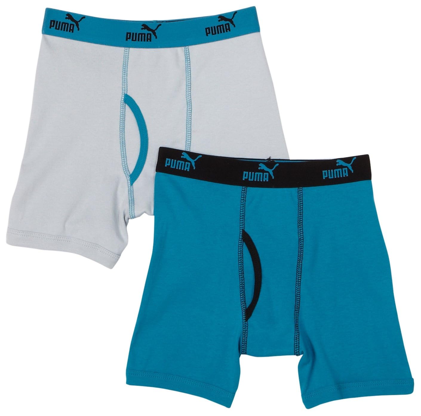 Buy PUMA Big Boys' Boxer Brief 2Pack, Green, Large at Amazon.in