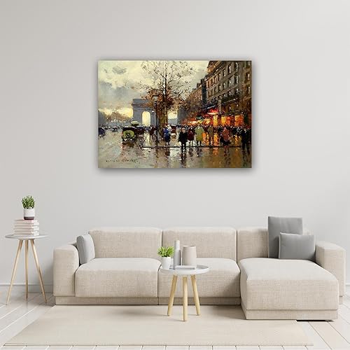 Miniatura 3 de Impresiones en lienzo famosas  Imagen sobre lienzo  E.(Campos Elíseos, Lido 02)  Reproducción de pinturas  Cuadro de arte de pared en lienzo para