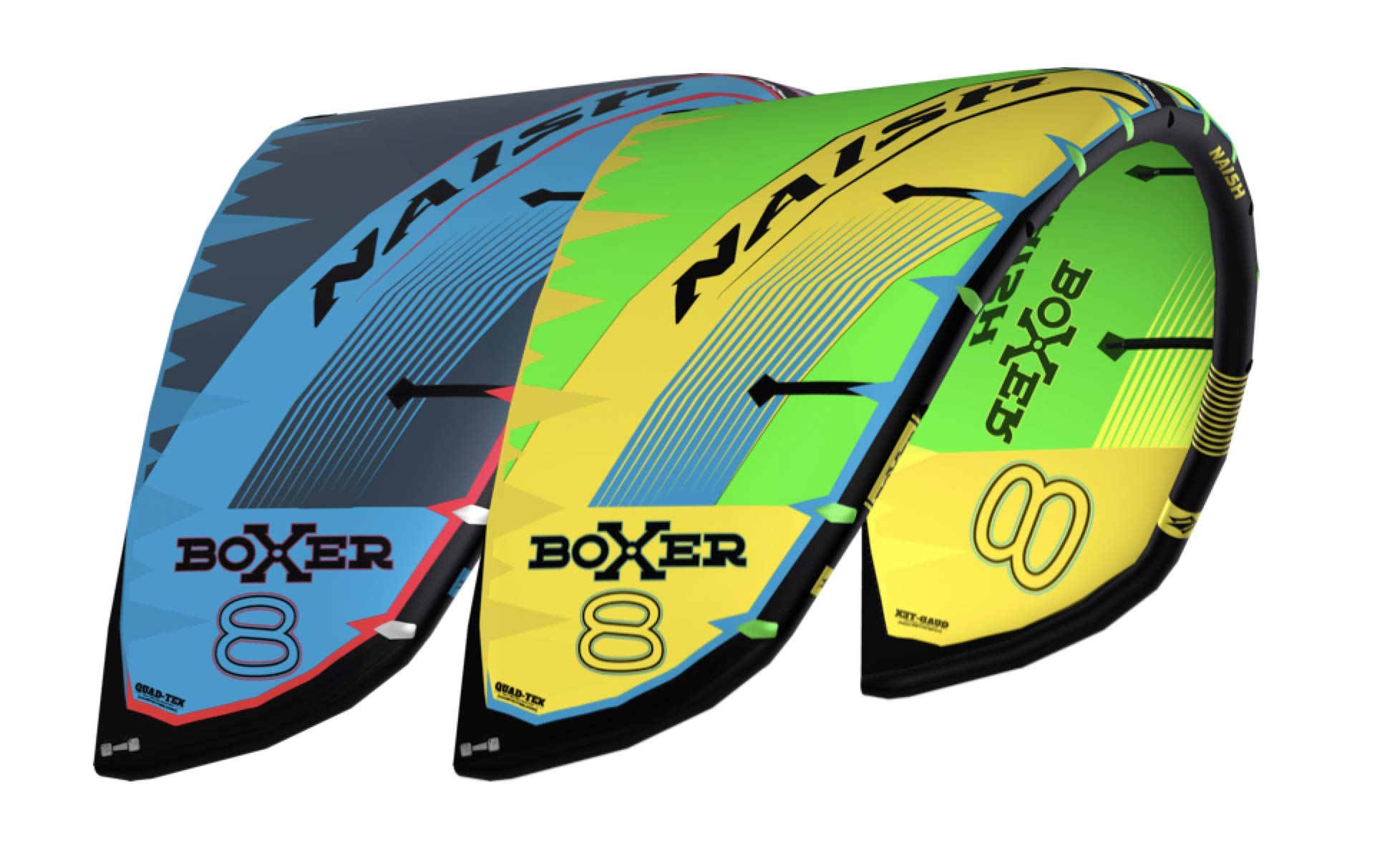 Naish Boxer 201/19 Kitesurfing Kites - Blue, 8