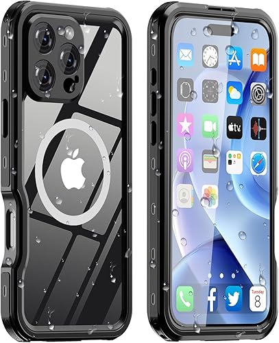 Miniatura 10 de Diseño para iPhone 13 Pro Max, funda impermeable a prueba de golpes, funda protectora de cuerpo completo para iPhone 13 Pro Max de 6.7 pulgadas