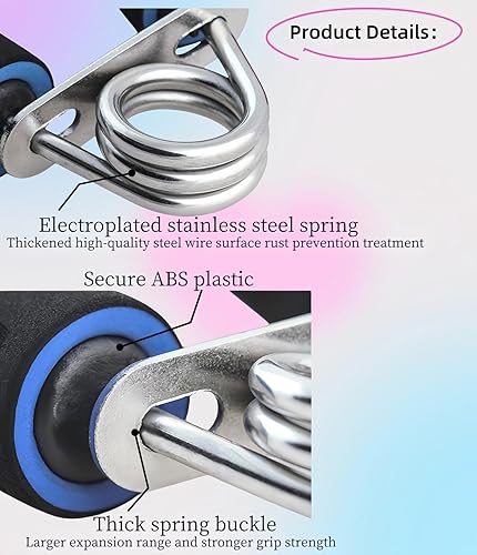 Miniatura 4 de Juego de fortalecedores de agarre, 2 ejercitadores de mano de espuma suave para alivio de la artritis, túnel carpiano y entrenamiento de fuerza,