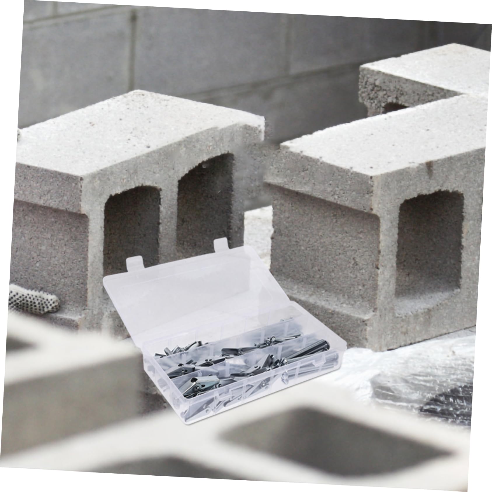 48 Stück Kippdübel aus Kohlenstoffstahl für Hohlbricks Silber | Einfache Montage, Portable Ausführung, Zuverlässige Anwendung, Vielseitig Einsetzbar