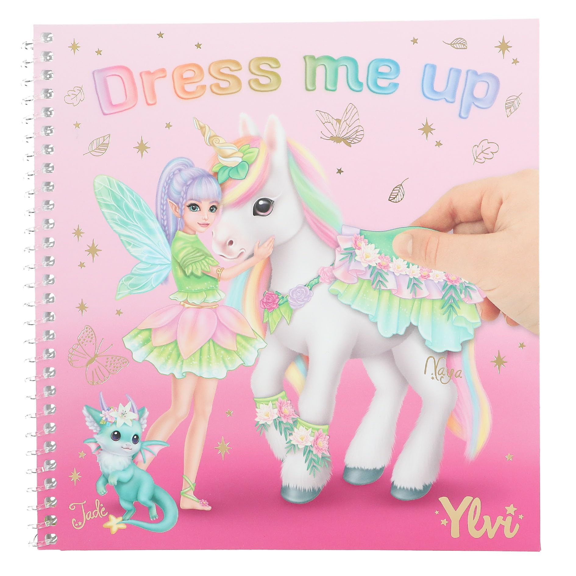 Ylvi 413749 24 Page Dress Me Up Sticker Book with 11 Sticker Sheets