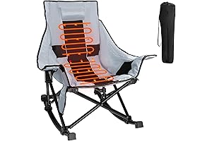 Slendor Luxurious Heated Rocking Camping Chair: Unwind in Comfort