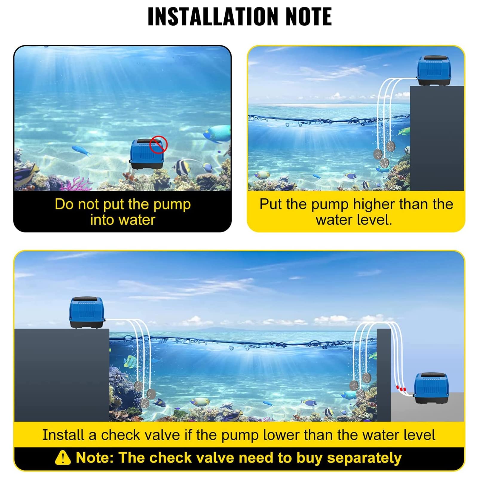 Bomba De Aire para Acuarios, Bomba De Oxígeno Silenciosa 40W, con 17 Salidas Difusor, Flujo De Aire Máximo 85L/ Min, para Estanque De Peces, Acuario, Hidroponía, Tratamiento De Residuos