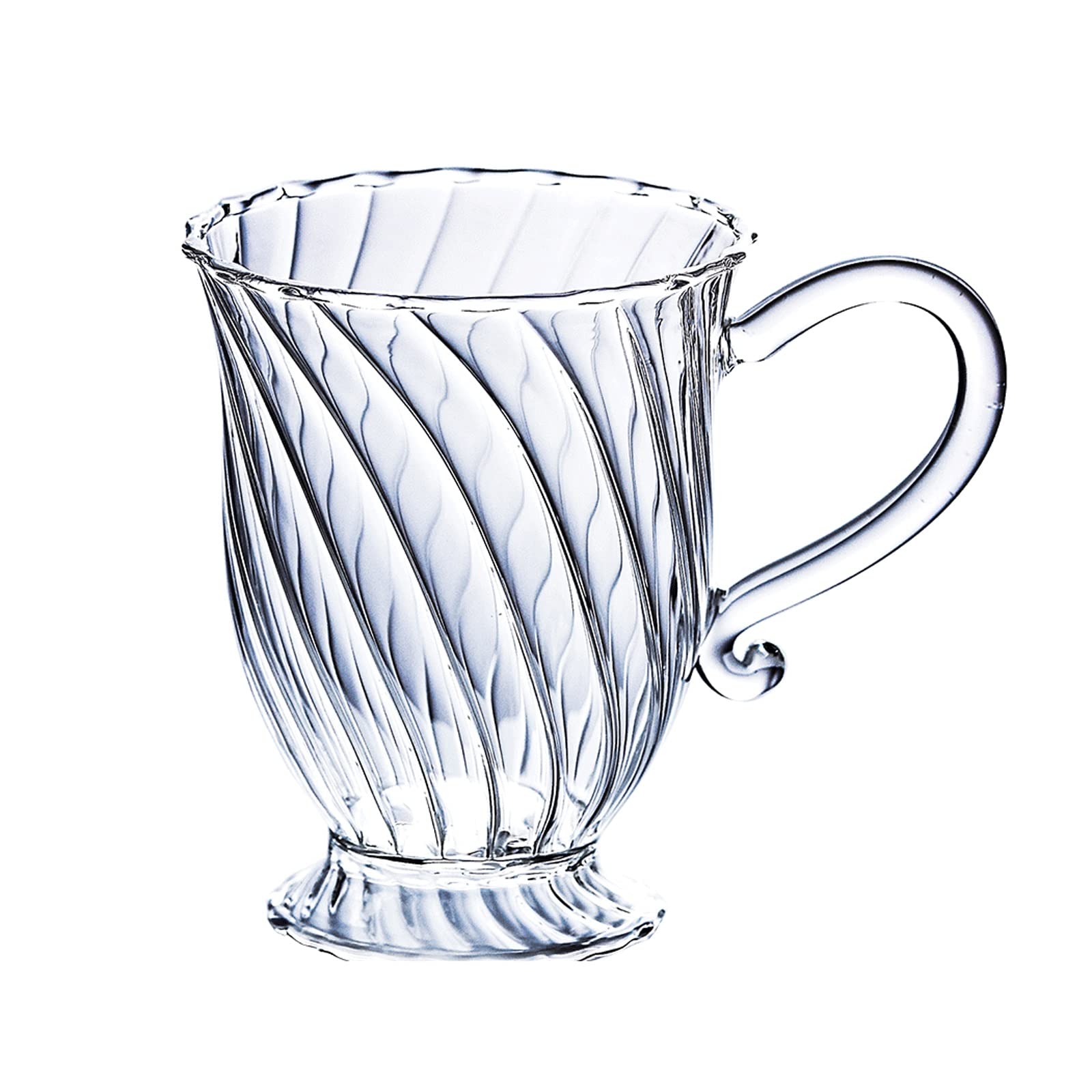 Keramik-Kaffeetasse, Glastassen, doppelwandige Tassen, Trinkgläser mit Griff, Heißgetränke-Teetassen