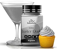Vista 11 de Bakeebake Violet Luster Dust - Purpurina comestible para bebidas y postres, polvo violeta comestible sin gluten para decoración de pasteles