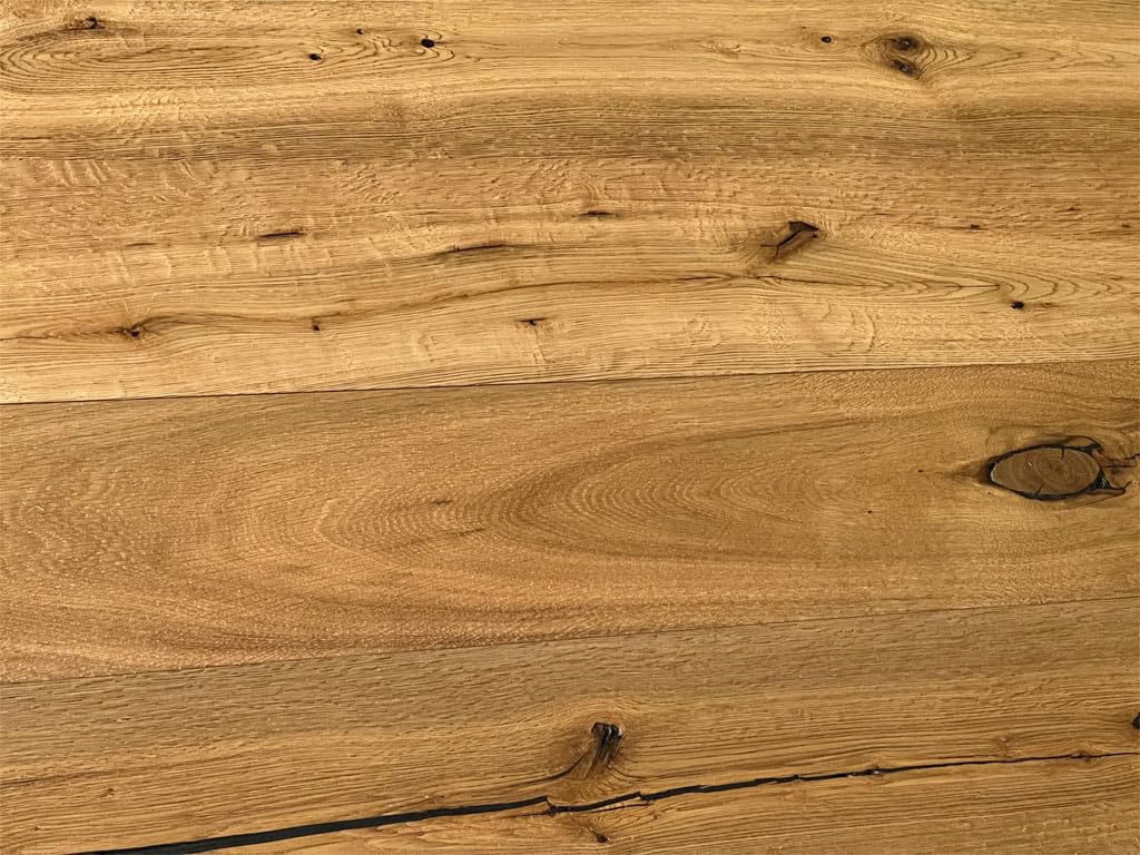 Timefloor Braun 15 mm Parkett Eiche Gran Torino Super Rustikal Landhausdiele, Klick Verbindung Uniclic, Naturgeölt Ausgebürstet, 18,9 cm Breite 190 cm Länge, Für Fussbodenheizung | 1 Stk. ca. 2,87 ...