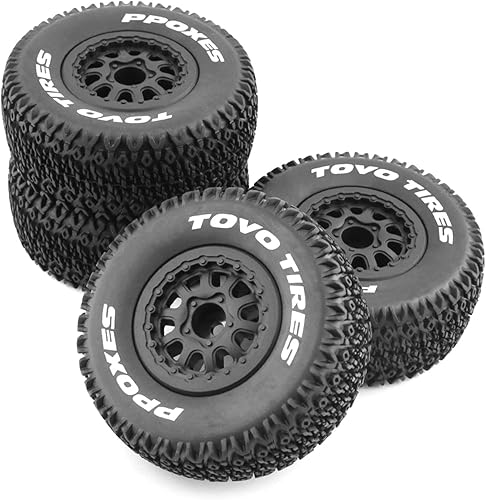 Miniatura 2 de Lifehead 110 RC Short Course - Neumáticos para camiones todo terreno, adecuados para TRAXXAS Slash4X4 ARRMA SENTON 4X4 V3 Losi Ford Raptor Baja