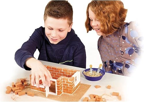 Miniatura 9 de Teifoc Juego de construcción de ladrillos de suplemento enorme, más de 280 bloques de construcción, juego de erector y juguete de construcción STEM