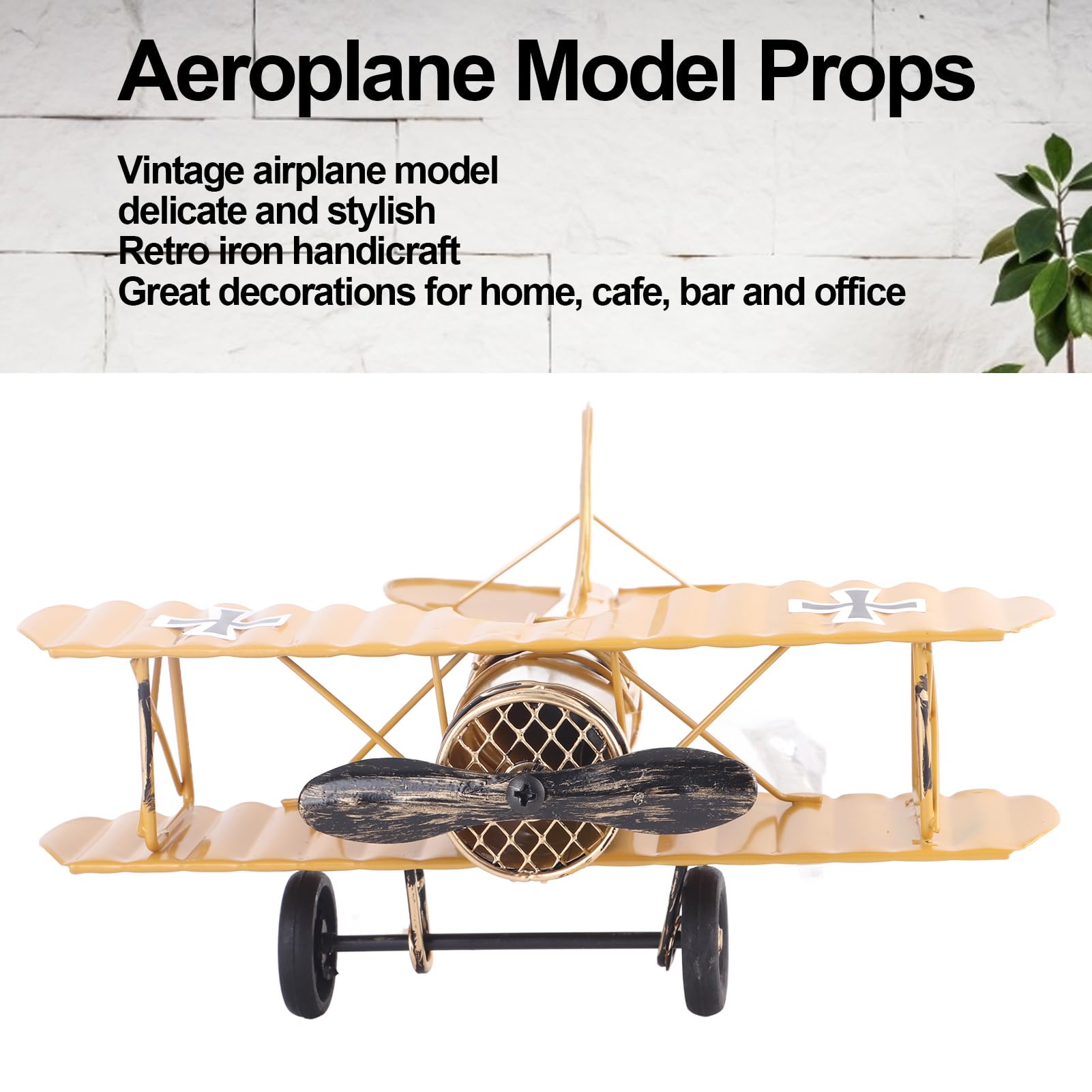 Amazon.co.jp: HAOHIZE ヴィンテージ飛行機装飾、レトロ飛行機モデル