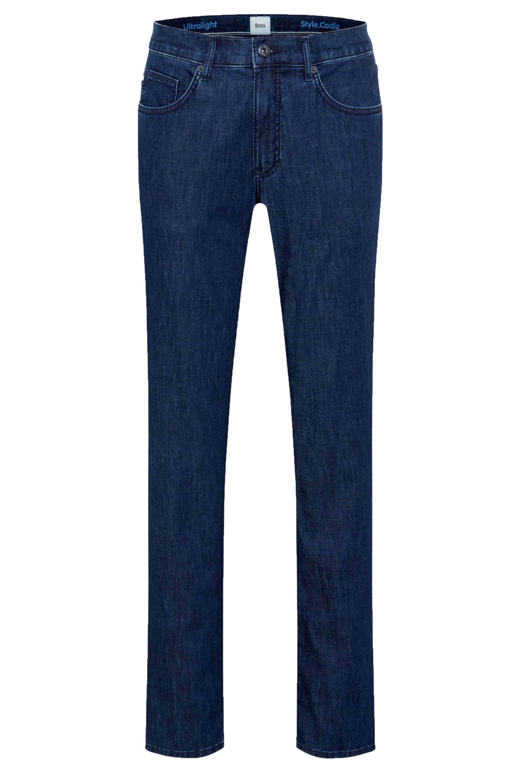 BRAX Herren Style Cadiz Ultralight Denim Blue Planet Five-Pocket Jeans Raw Blue