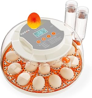APDOE HatchPro 18 Egg Incubator: Automatic Turning, Humidity Control, Auto Water Refill, 2 Trays for Chicken Quail Duck Turkey Eggs