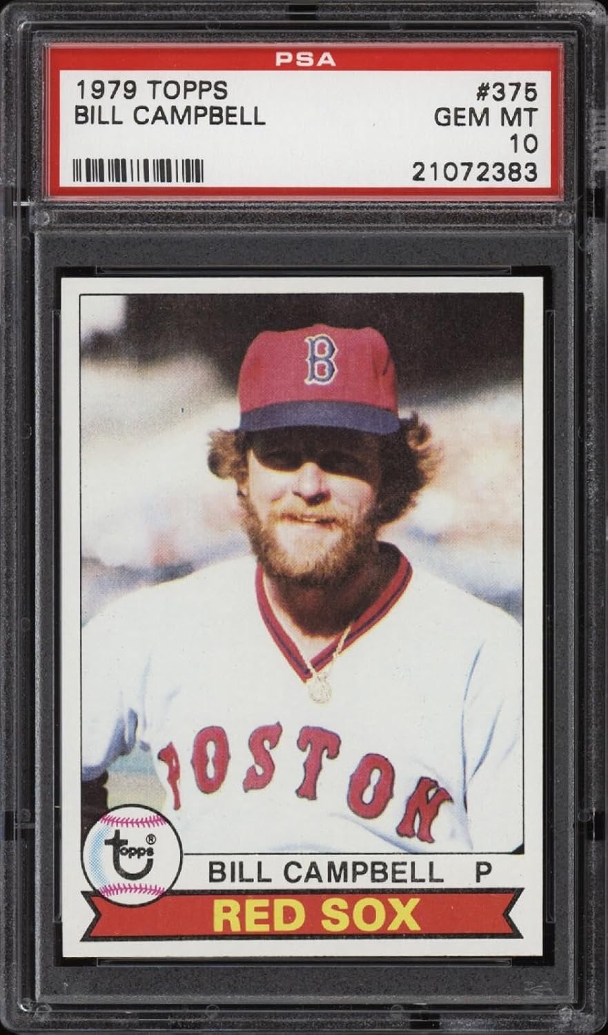 1979 Topps #375 Bill Campbell - Sox - PSA 10-21072383 - Baseball Card - Slabbed Baseball Cards