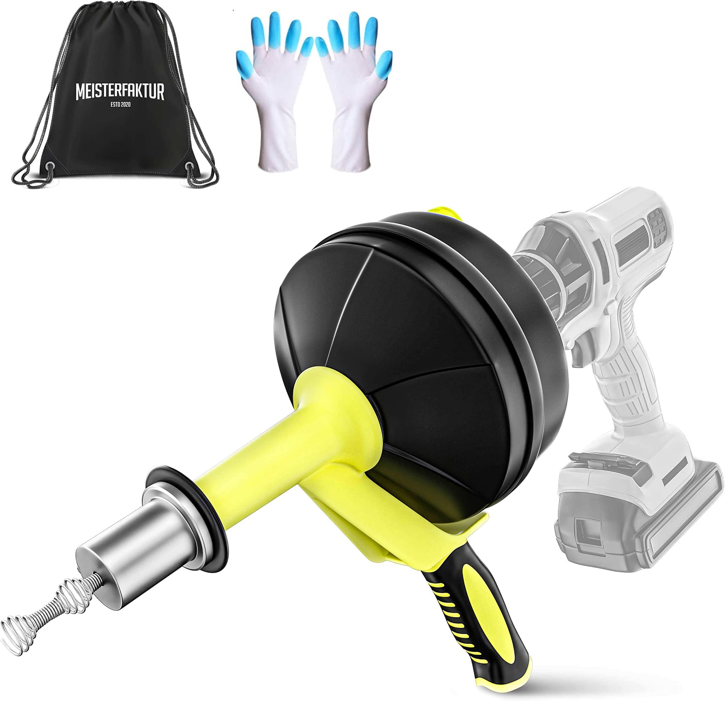 Spirale Per La Pulizia Dei Tubi - 7,5 Metri - Spirale Di Scarico Ideale - Foto 8