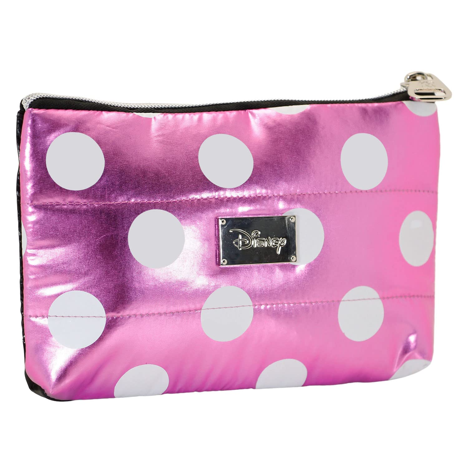 Disney Minnie Mouse Air-Padding Flat Pencil Case, Black, 22 x 14 cm