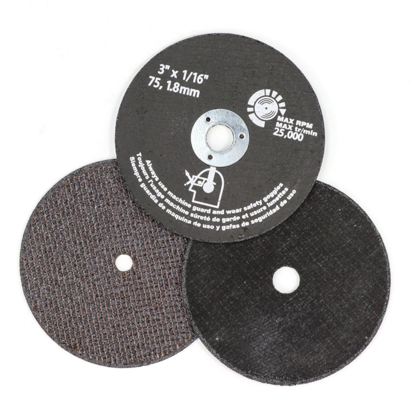 Brzeszczot do cięcia metalu 1/5/10 sztuk 75mm tarcze tnące ściernicy brzeszczot piły tarczowej do tarczy tnącej z włókna metalowego narzędzia ścierne(75x1.2x9.75mm,5pcs)